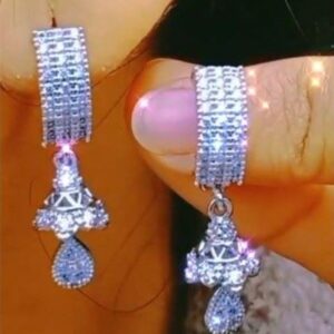 Jhumka Ear Ring Silver