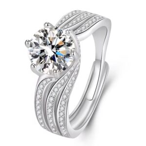 American style luxury diamond ring