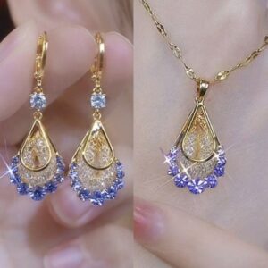 Luxury High Zircon Water Drop Necklace