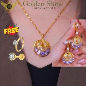 Golden Shine Necklace Set